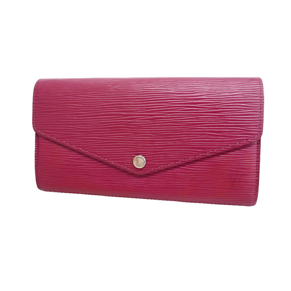 Louis Vuitton Epi Leather Portefeuille Sarah Long Wallet M60580 Fuchsia Women...